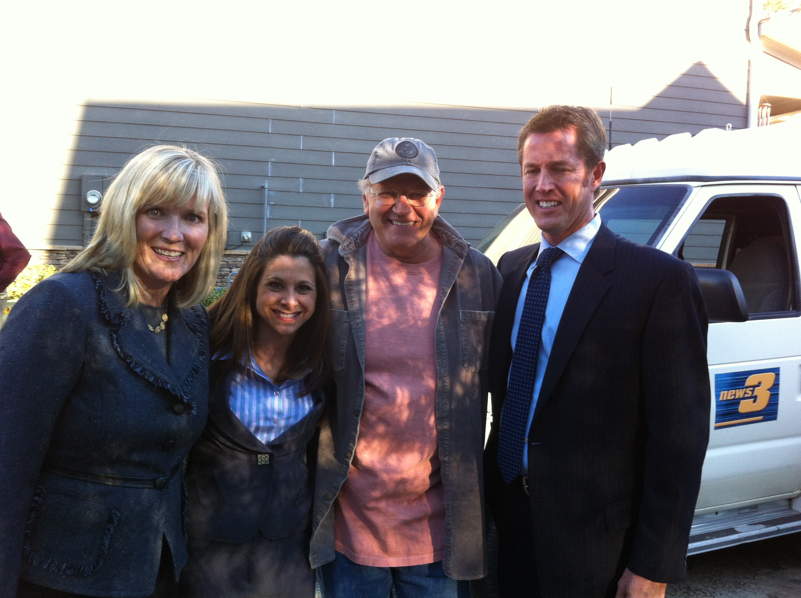 With Director, Robert Zemeckis on set of FLIGHT