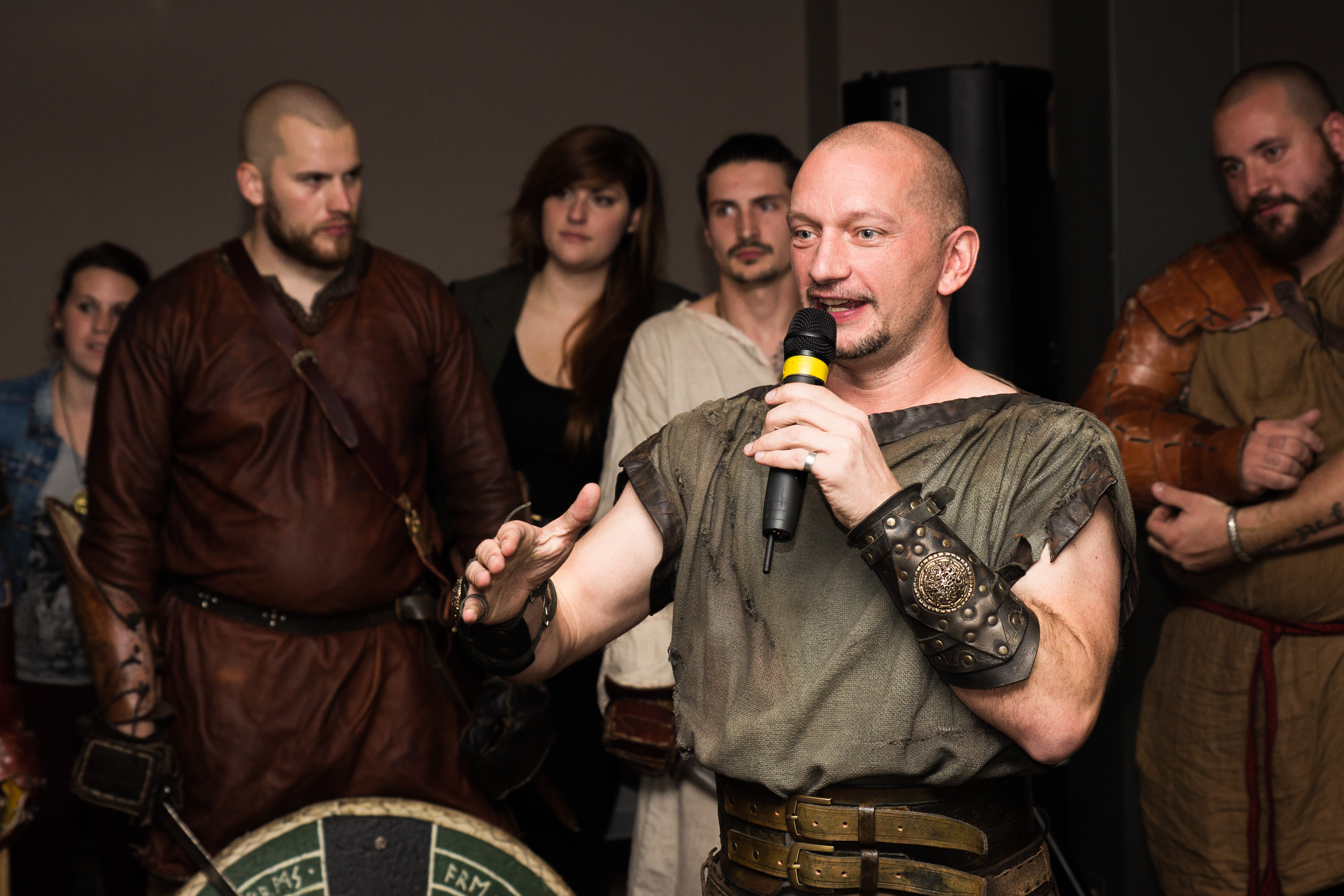 Hosting the Roman night for the promotion of Enemy of Rome