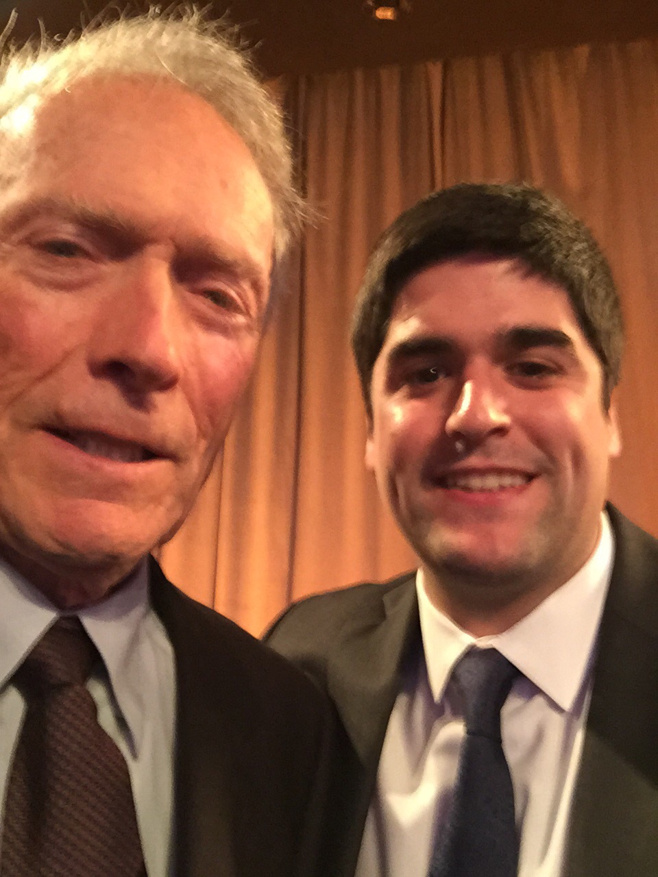 With Mr, Clint Eastwood Oscar Nominee Luncheon 2015