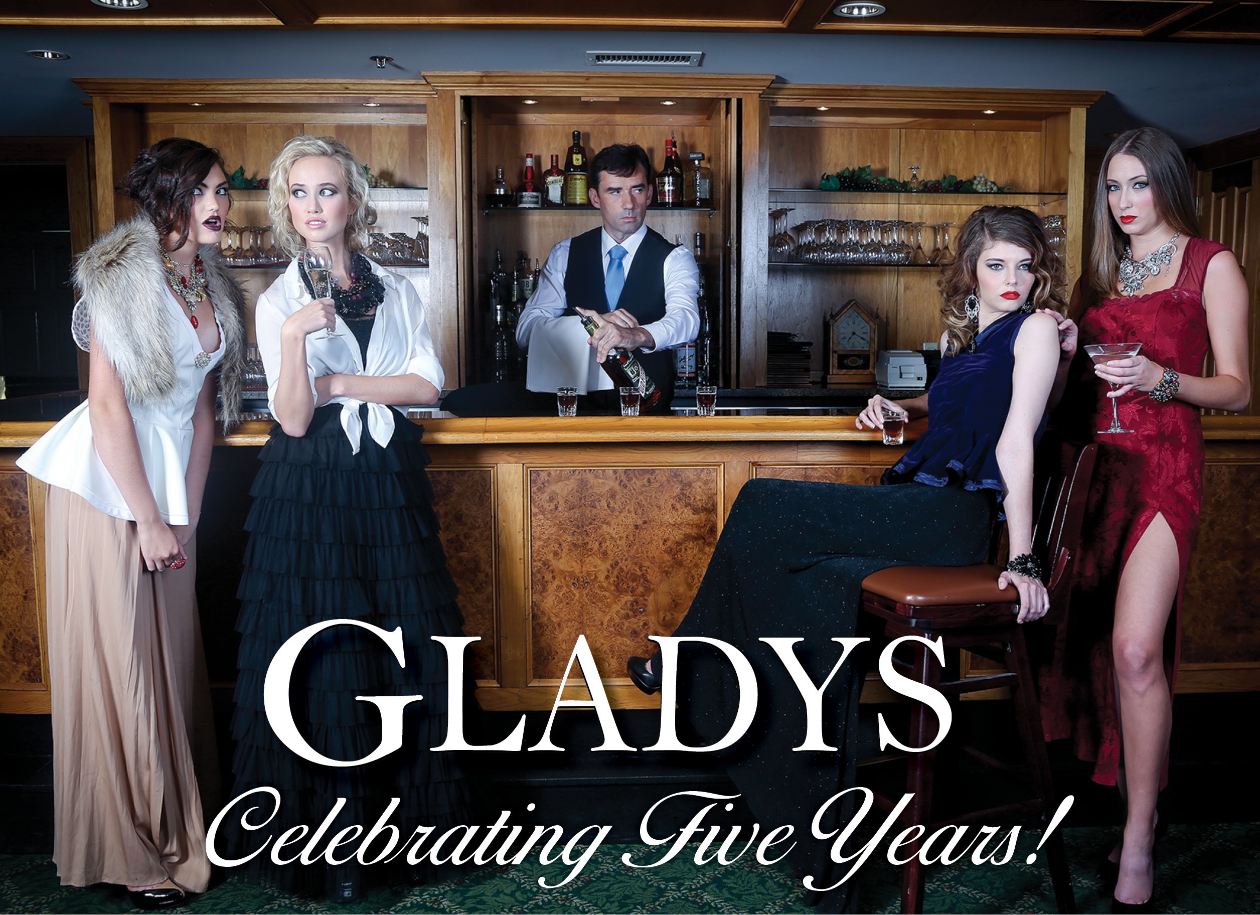 page 1 of Gladys magazine 5th anniversary issue