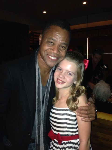 Cuba Gooding Jr & Delaney Raye at the after party for the Red Carpet Premiere of Big eyes in NYC
