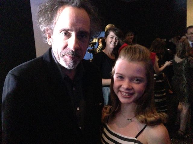 The incredible Tim Burton & Delaney Raye of the Red Carpet Premiere of Big Eyes in NYC