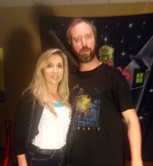 With Tom Green