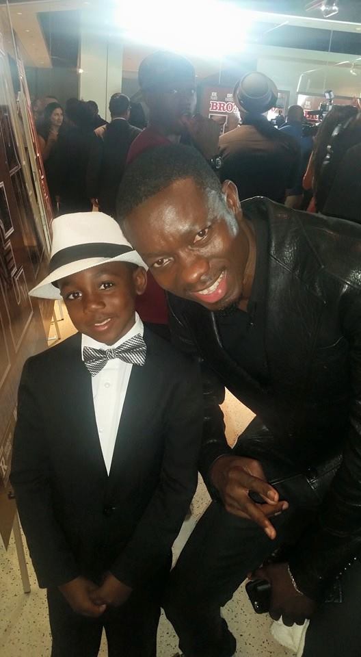 with Comedian Micheal Blackson
