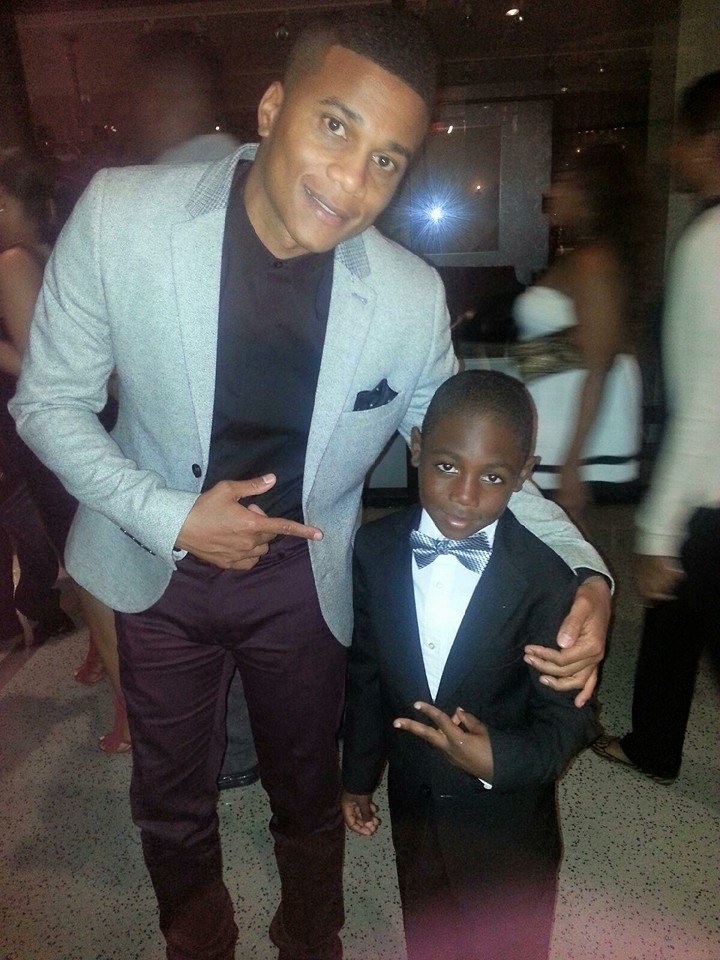 with Cory Hardrict(Star) Brotherly Love the Movie at the Premiere.