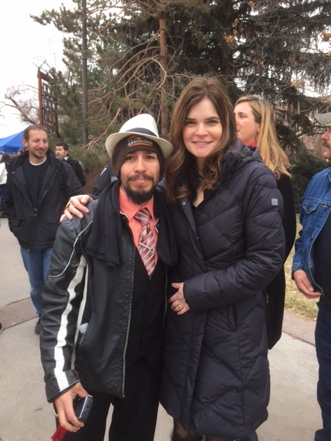 Actor Jason A Sedillo and Actress Besty Brandt aka Marie from Breaking Bad at New Mexico Film and Media Day 2-23-2015