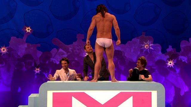 Getting in the face of Danny Dyer on Celebrity Juice