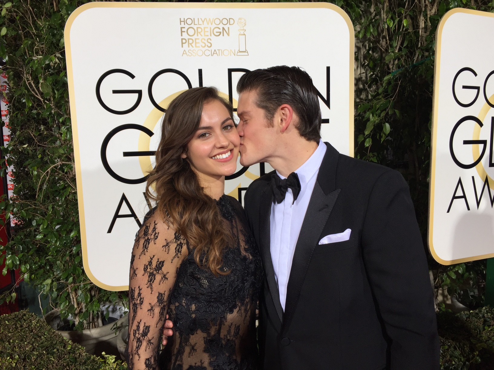 With Annie Read at the 73rd Annual Golden Globes After Parties