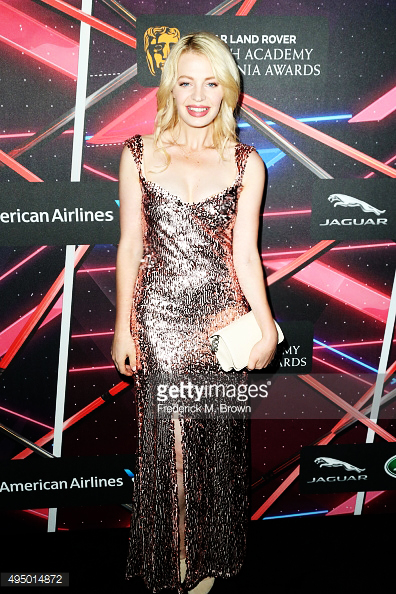 Actress Chloe Farnworth attends the 2015 Jaguar Land Rover British Academy Britannia Awards presented by American Airlines at The Beverly Hilton Hotel