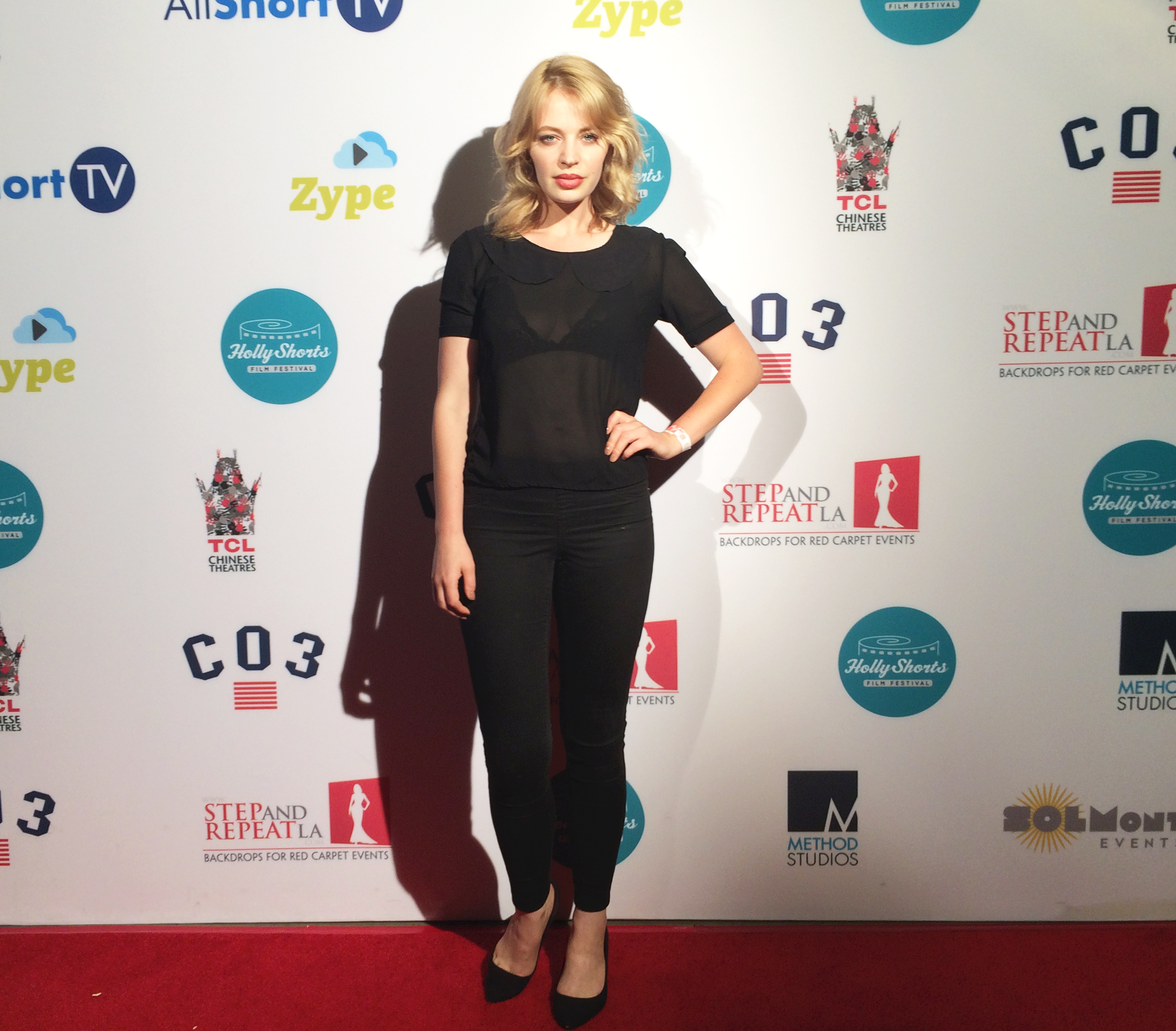 Chloe Farnworth attends The Holly Shorts Film Festival