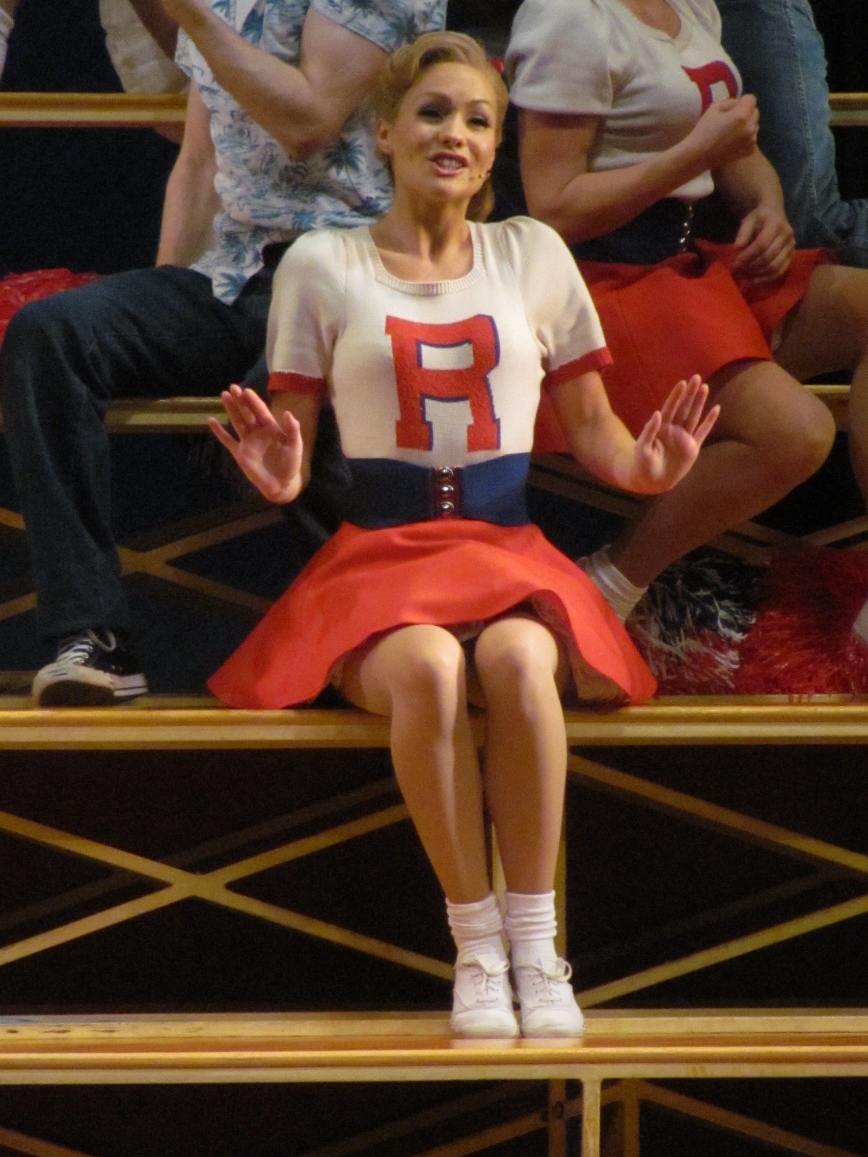 Playing 'Patty Simcox' in 'Grease' at The Piccadilly Theatre, London 2011