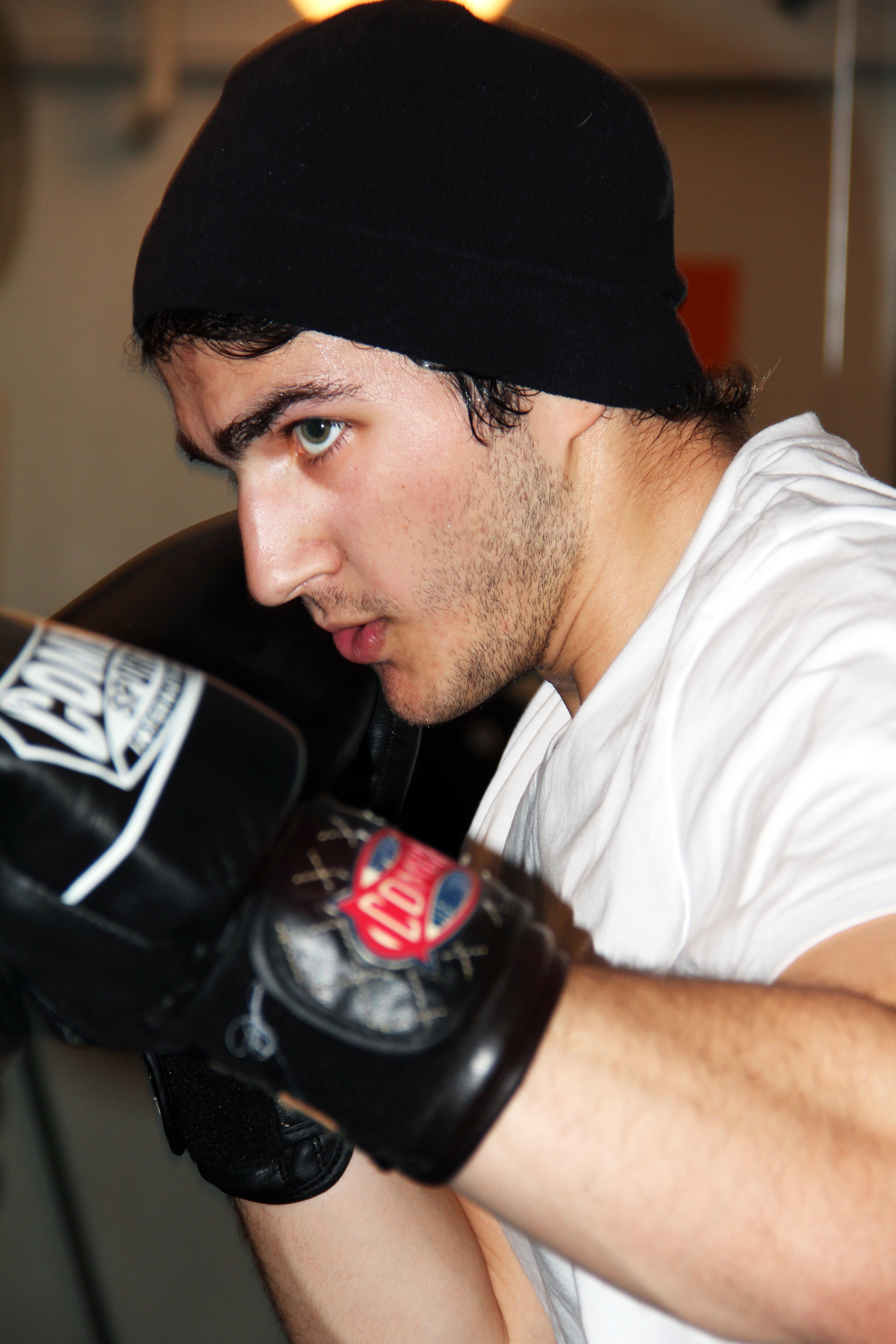 Recent shot from a boxing shoot