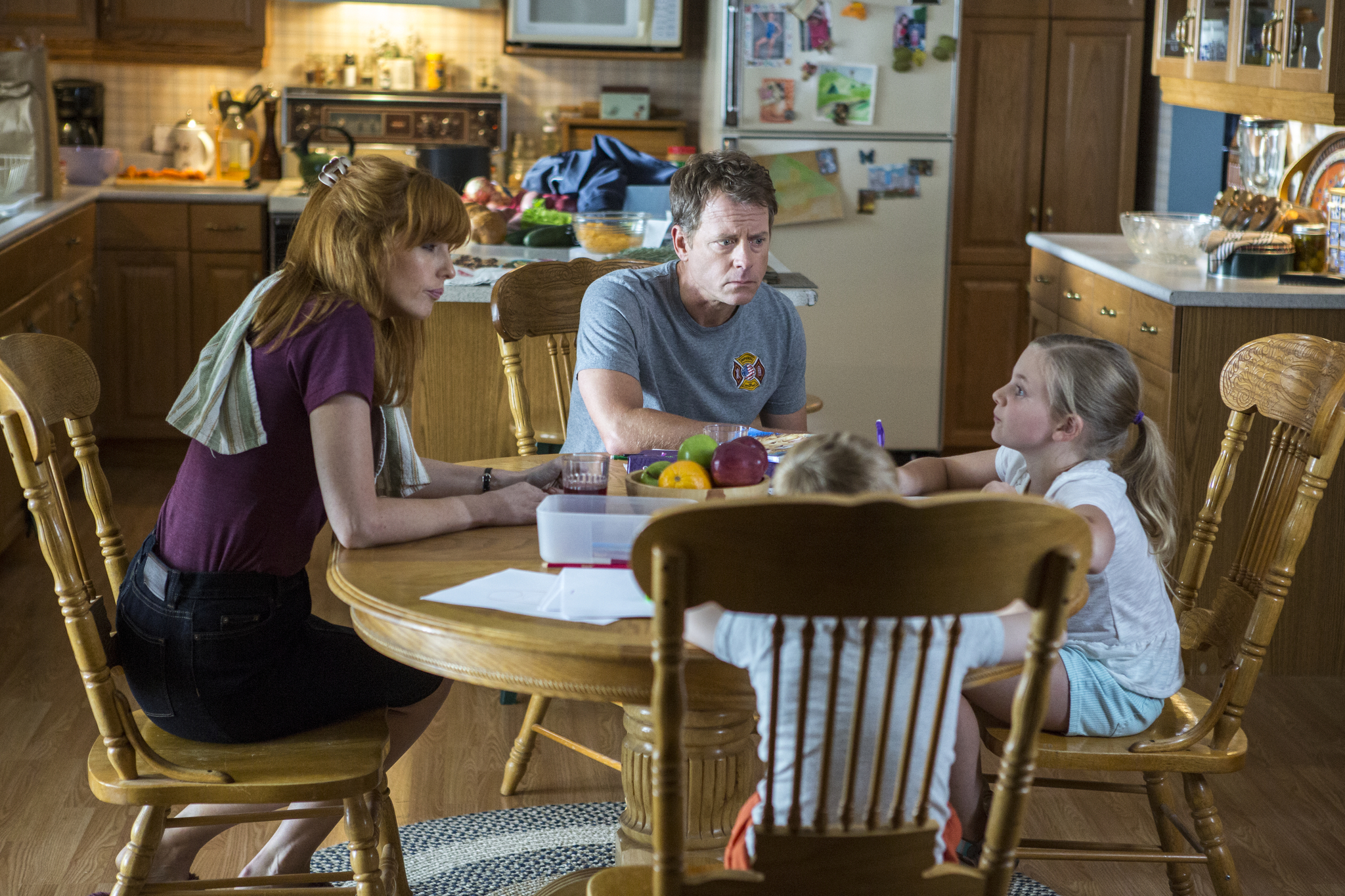 Still of Greg Kinnear, Kelly Reilly, Lane Styles and Connor Corum in Heaven Is for Real (2014)