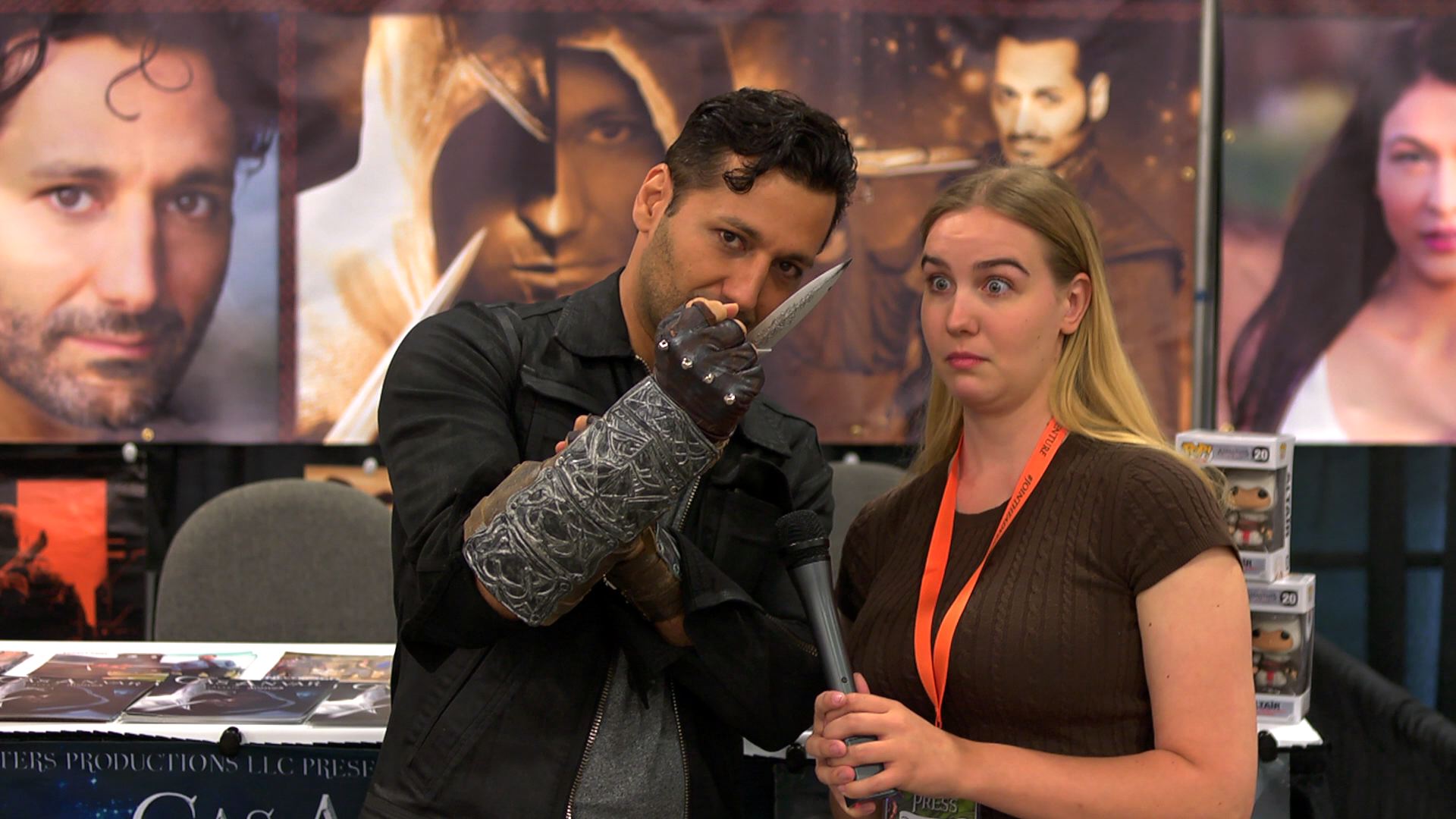 Still captured from a Filming Round Midtown interview with Cas Anvar.