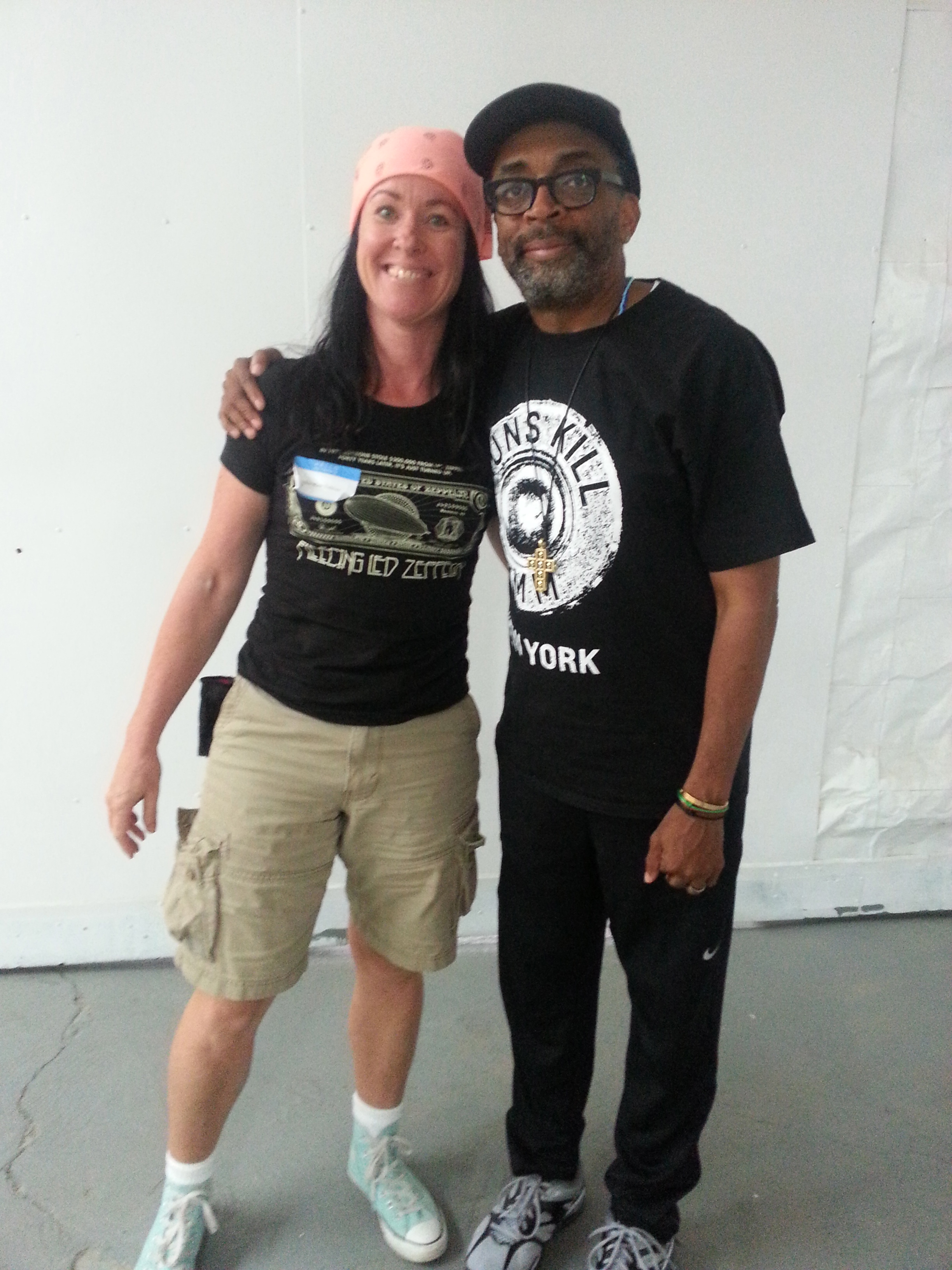 With Spike Lee at 40 Acres & A Mule, Brooklyn, NYC. 2013