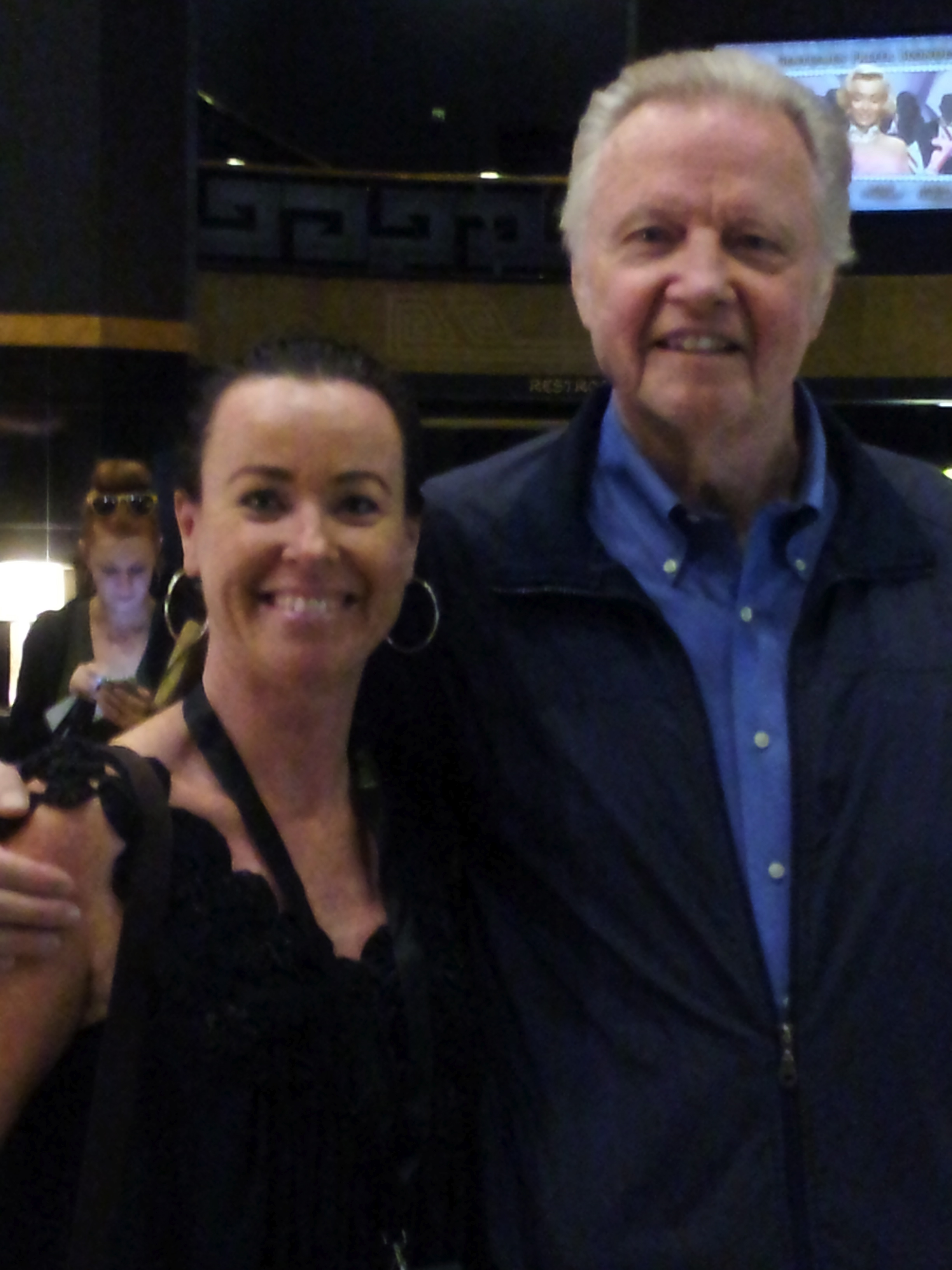 Jackie Maw Tolliver, Jon Voight. Beverly Hills Film Festival, 2013.