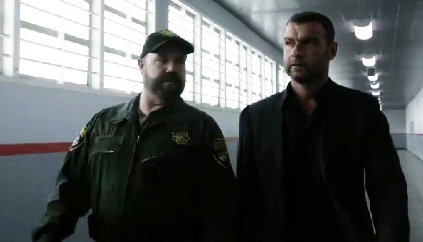 Mark Rowe as Kevin and Liev Schreiber as Ray in Ray Donovan