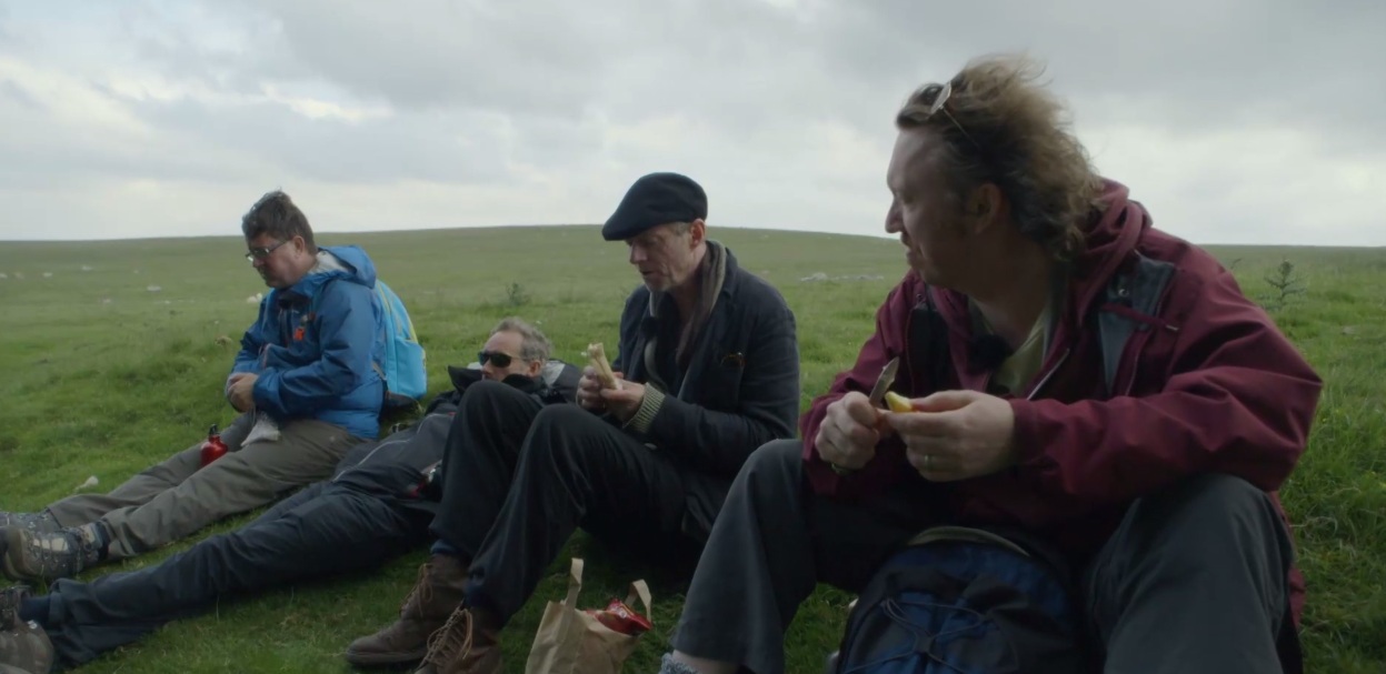 Still of Ned Dennehy, Richard Lumsden and Karl Theobald in Downhill (2014)