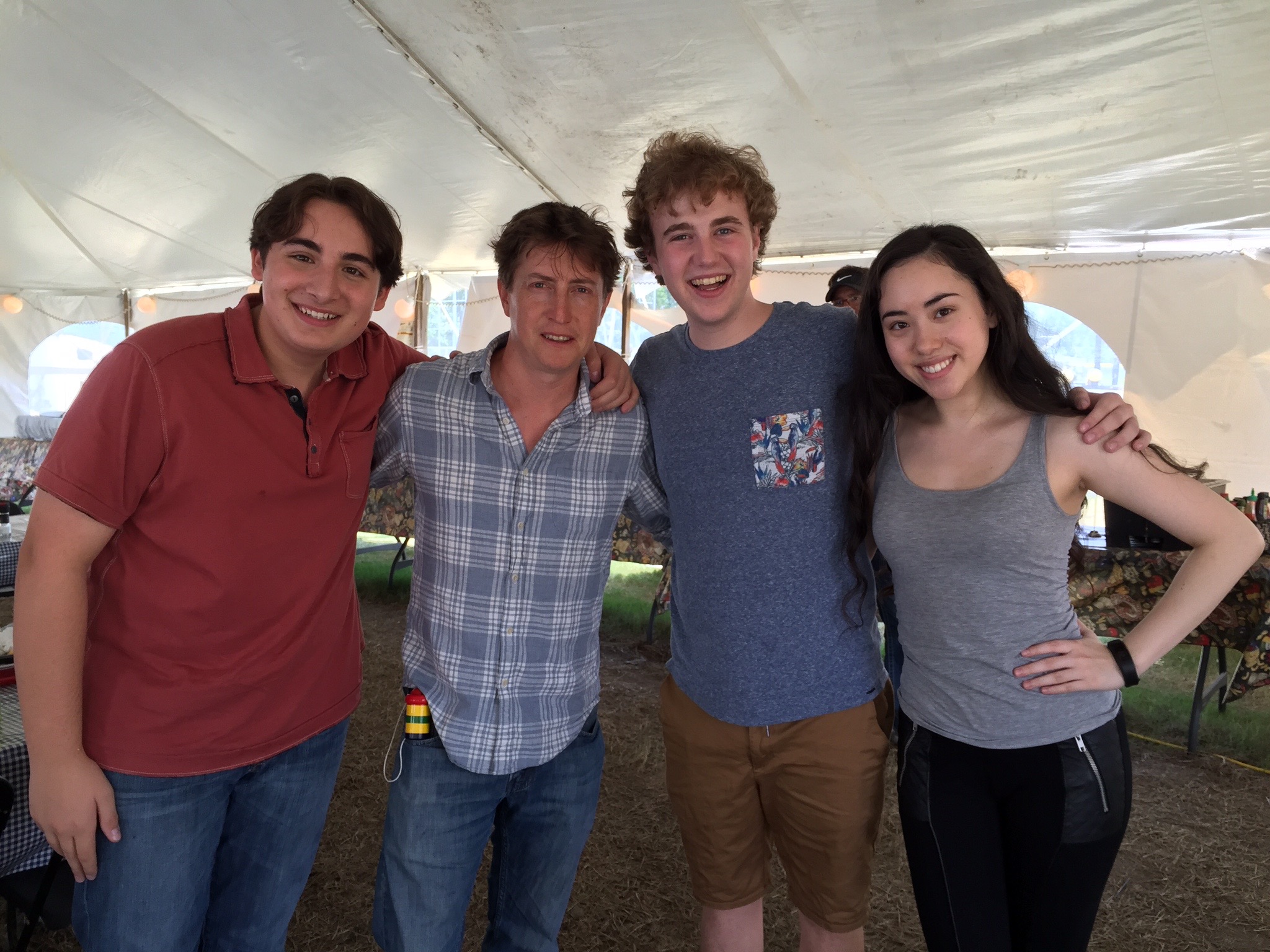 HBO's Vice Principals - Director David Gordon Green, Elena House, Michael Rosen, and Cason Richter.