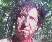 Claudio Laniado as the wolf in the movie RED.