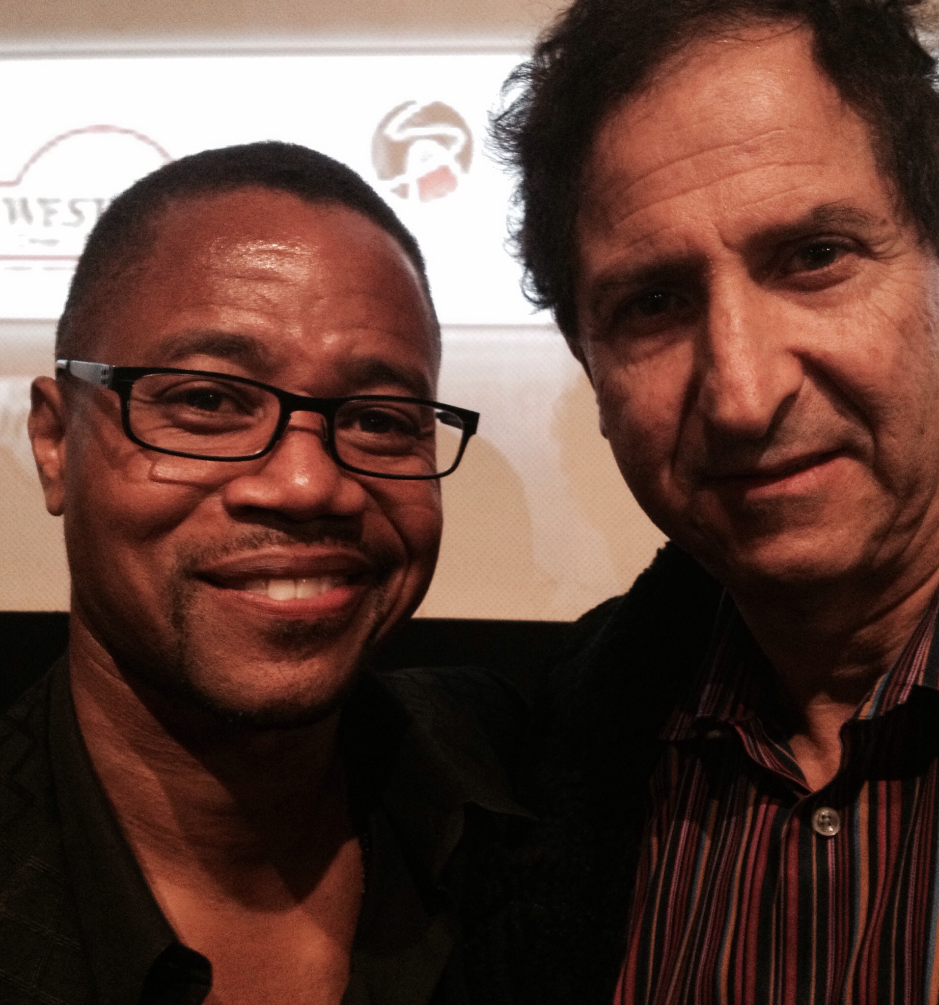 Life Of A King Screening and Award Ceremony for Cuba Gooding Jr(left) at Big Apple Film Festival 2013. Claudio Laniado(right)