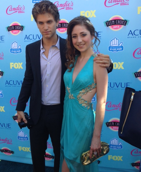 Kelly Lovell & Keegan Allen at 2013 Teen Choice Awards