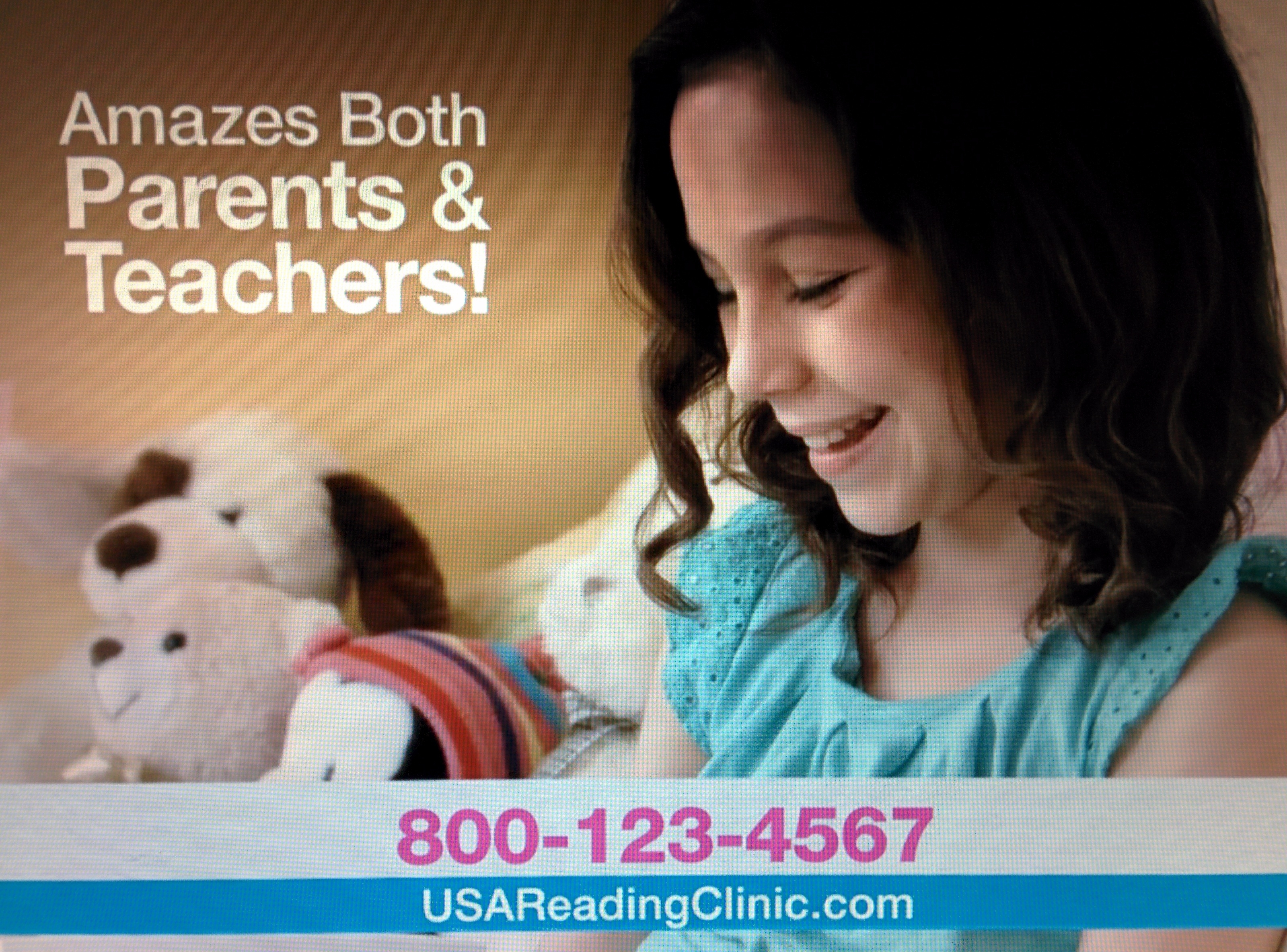USA Reading Clinic commercial