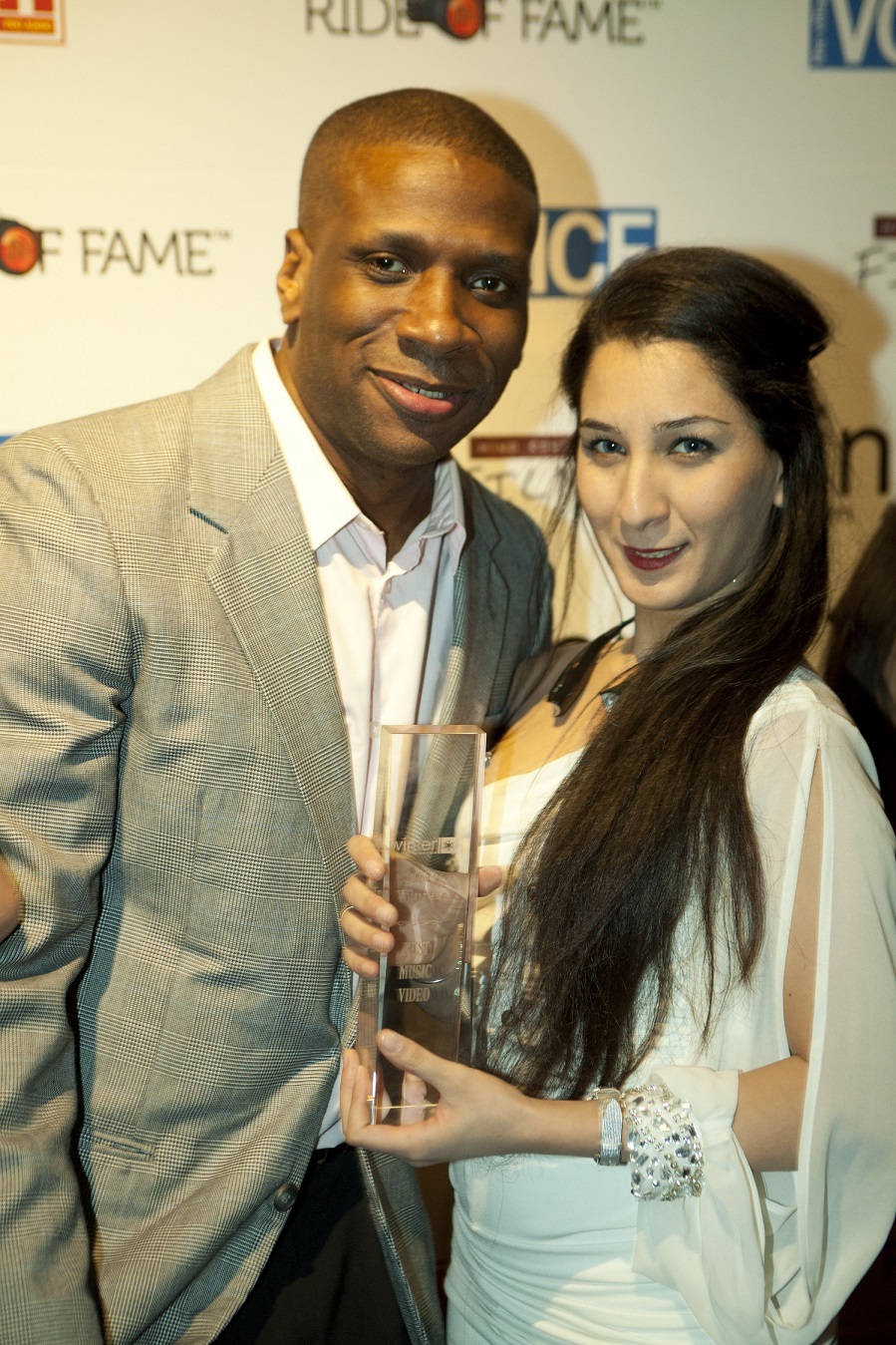 Ema Shah, winner of BEST MUSIC VIDEO. Winter Film Awards 2014 New York