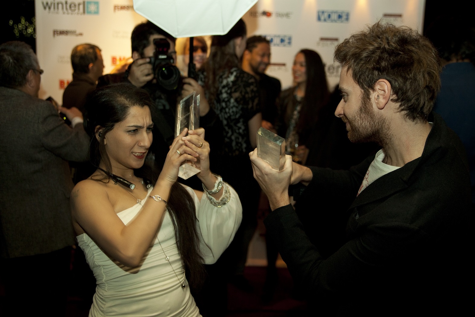 Ema Shah, winner of BEST MUSIC VIDEO. Winter Film Awards 2014 New York