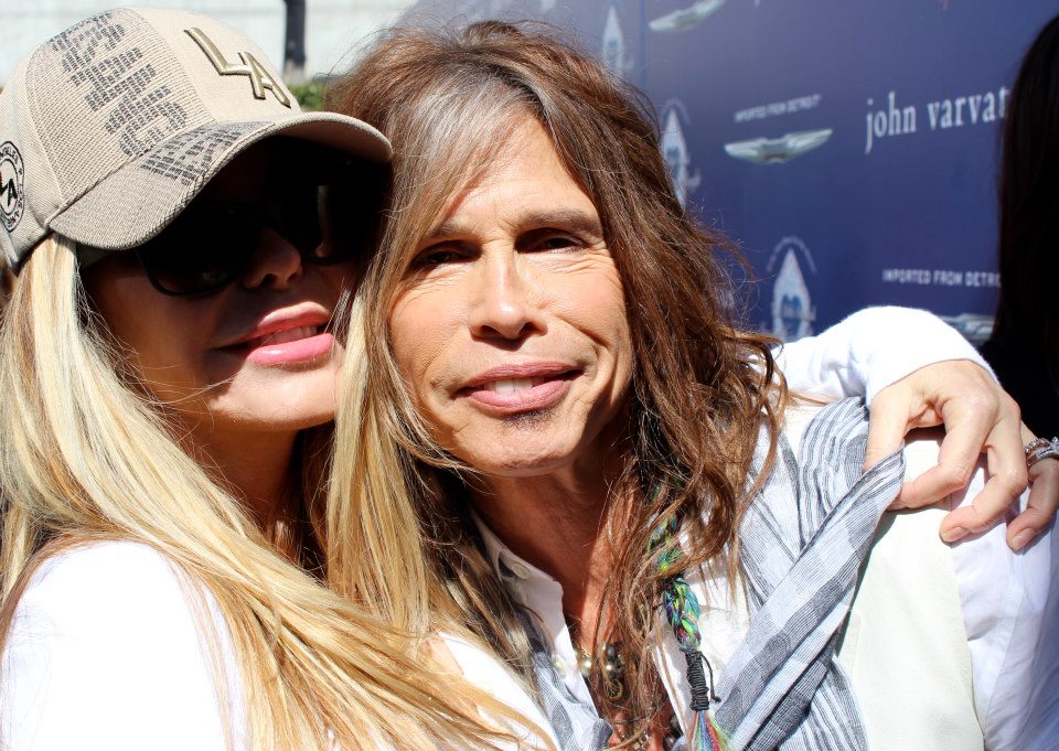 JildyT of Hollywood Hippy Records with Steven Tyler at the 10th Annual John Varvatos 