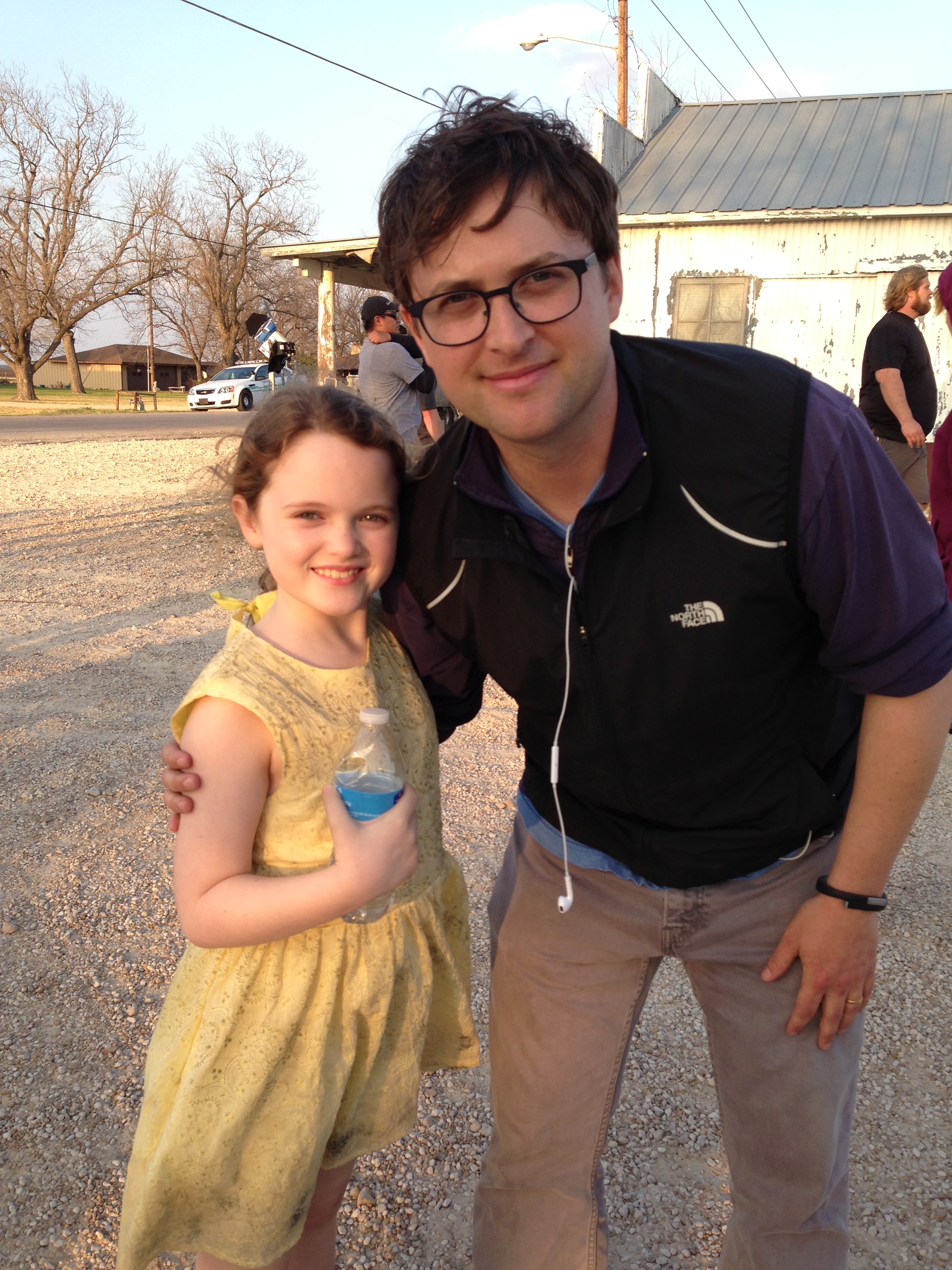 Teagan and 'Lost in the Sun' writer/director Trey Nelson.