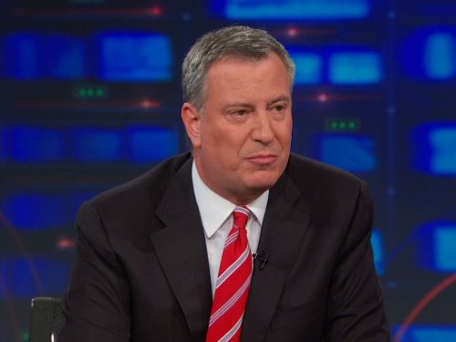 Still of Bill de Blasio in The Daily Show (1996)