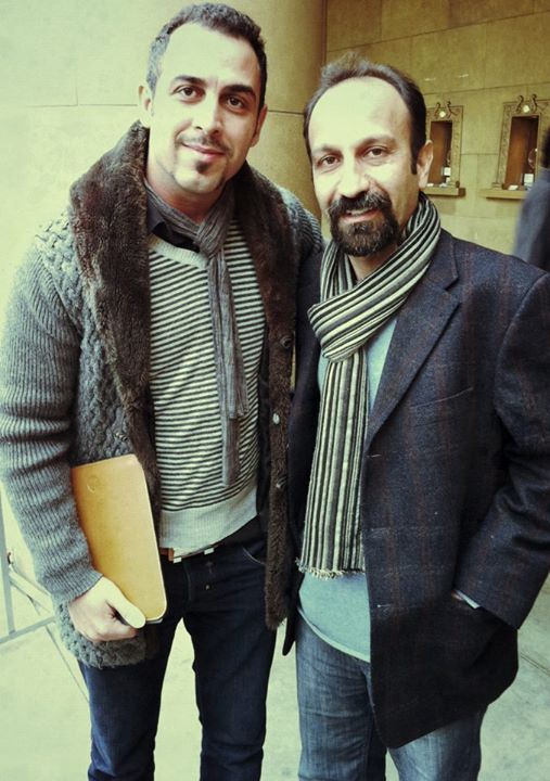 Saeed Khoze and Asghar Farhadi, Legendary Academy Award winner Iranian director