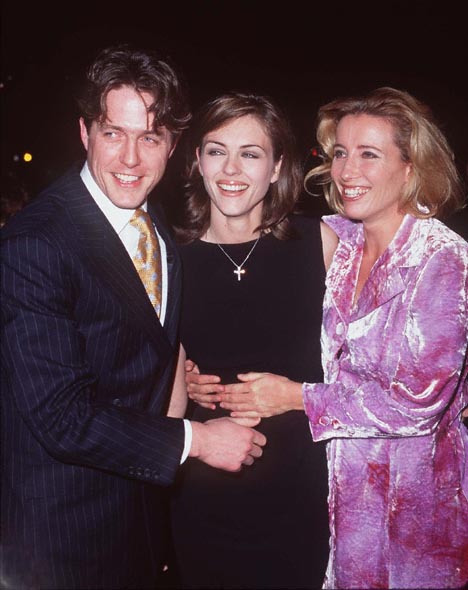 Elizabeth Hurley, Hugh Grant and Emma Thompson at event of Sense and Sensibility (1995)