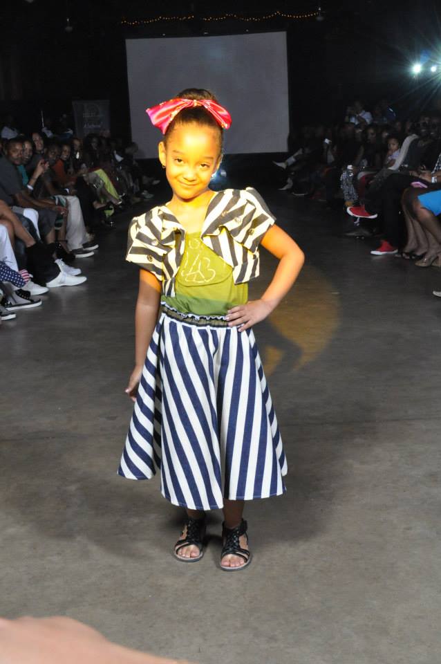 One of Aja's very first celebrity Fashion Show. She was born to be a runway model at the young tender age of 4