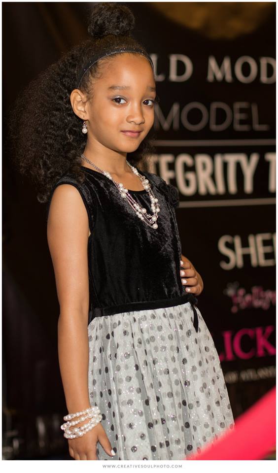 Aja Wooldridge on the red carpet for Child Model Magazine annual event in Atlanta.