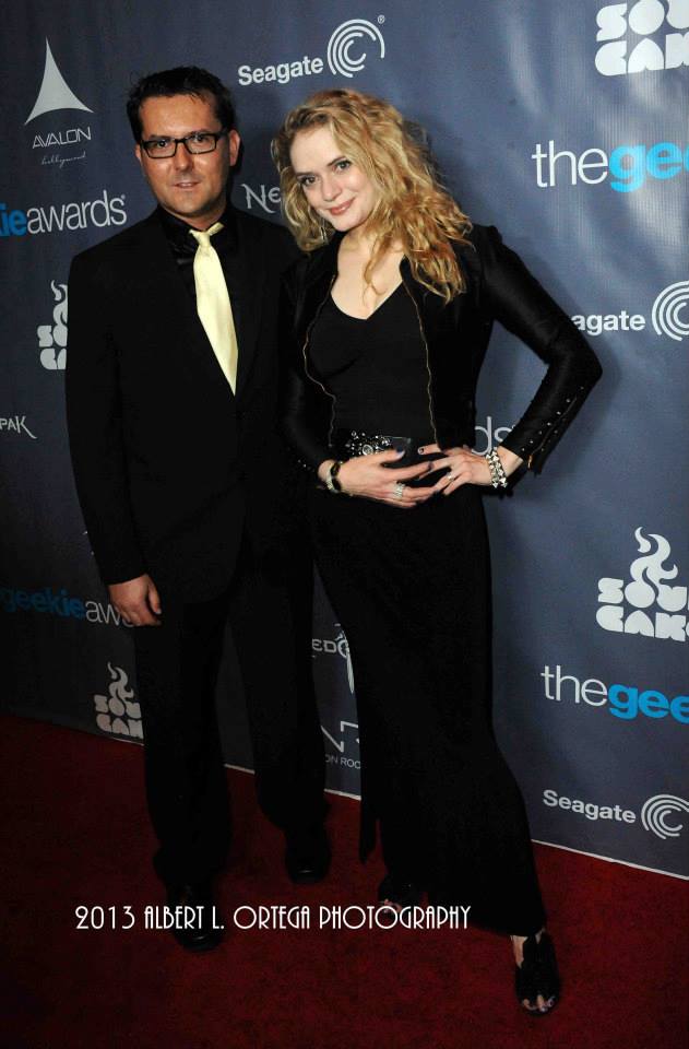 James Kerwin and Kipleigh Brown at 1st Annual Geekie Awards 2013