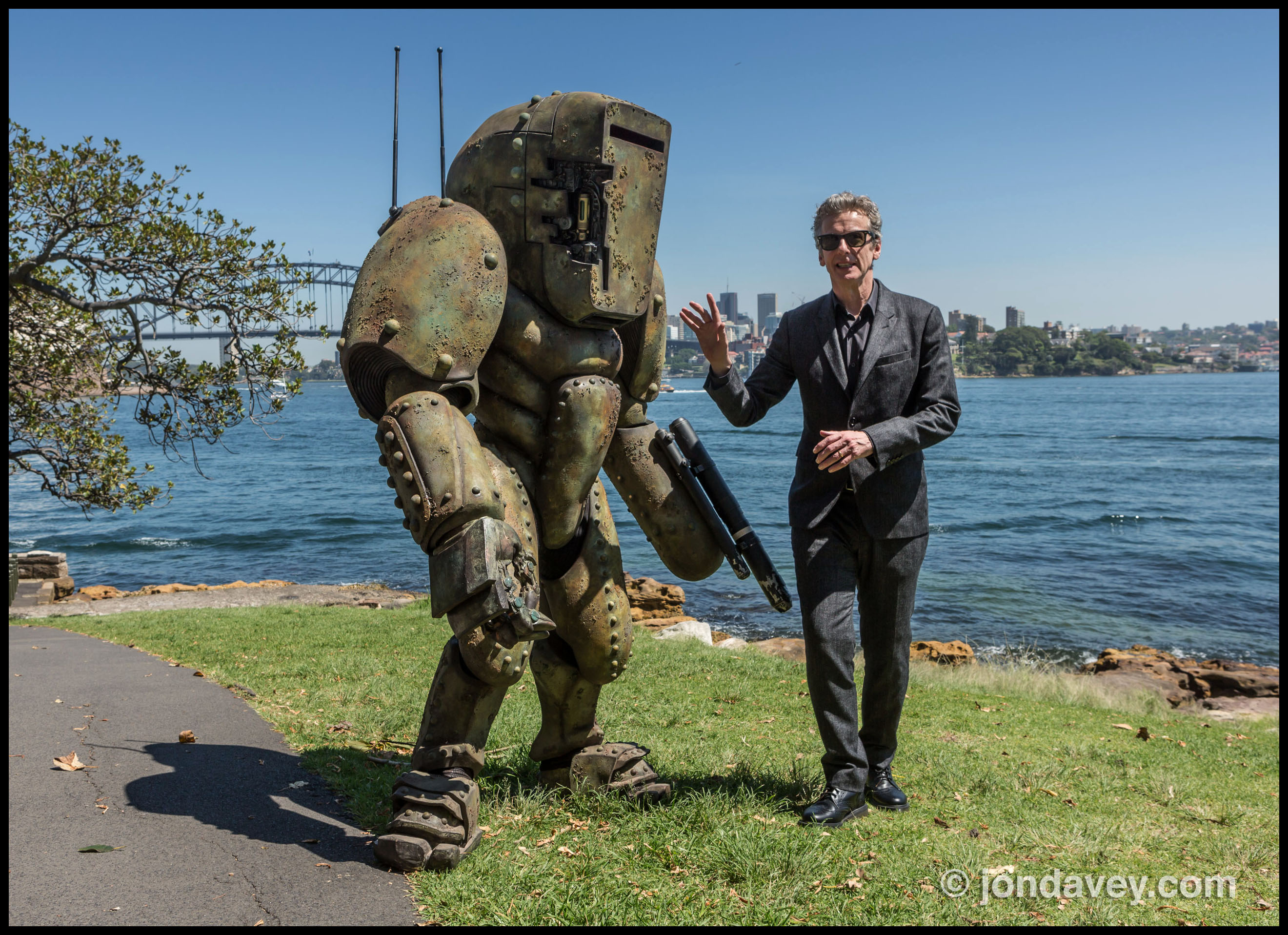 Jon As The Mire with Peter Capaldi at the Sydney Doctor Who Festival