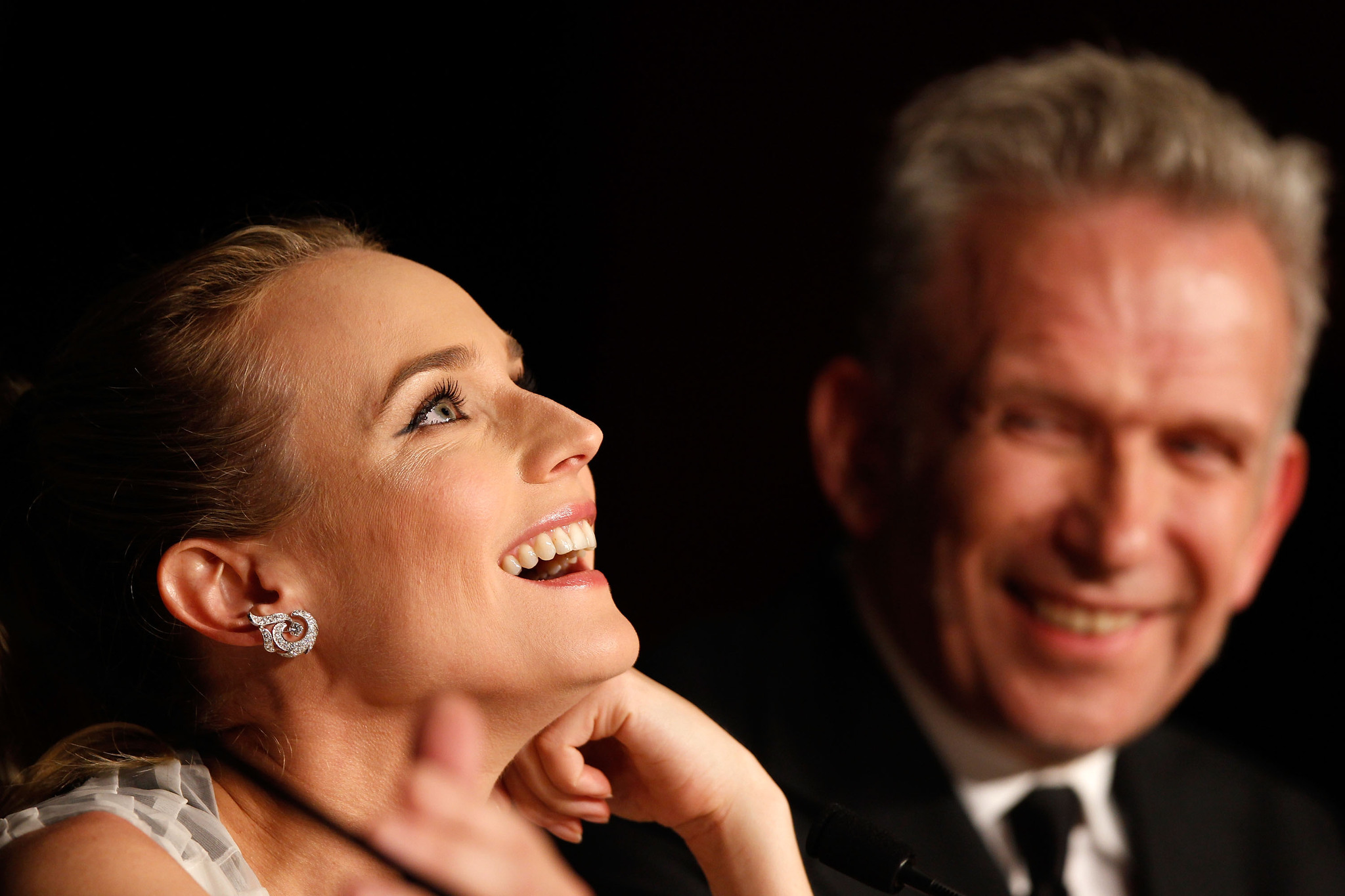Jean-Paul Gaultier and Diane Kruger