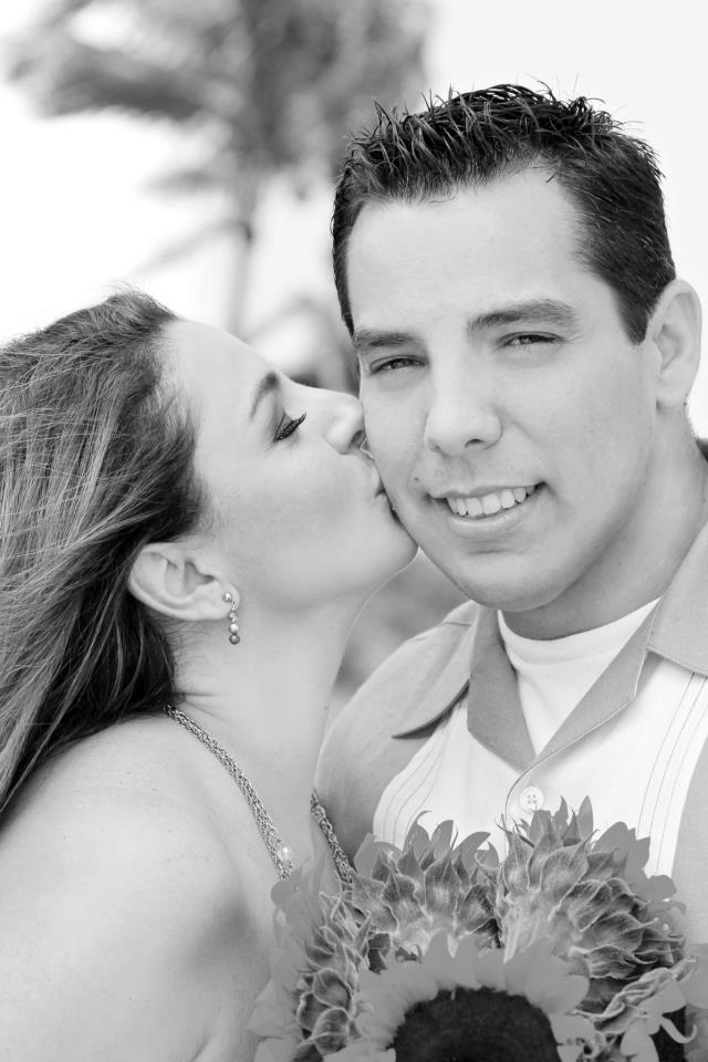 Head shot of Jason Bullington and Marcela for a Wedding shoot