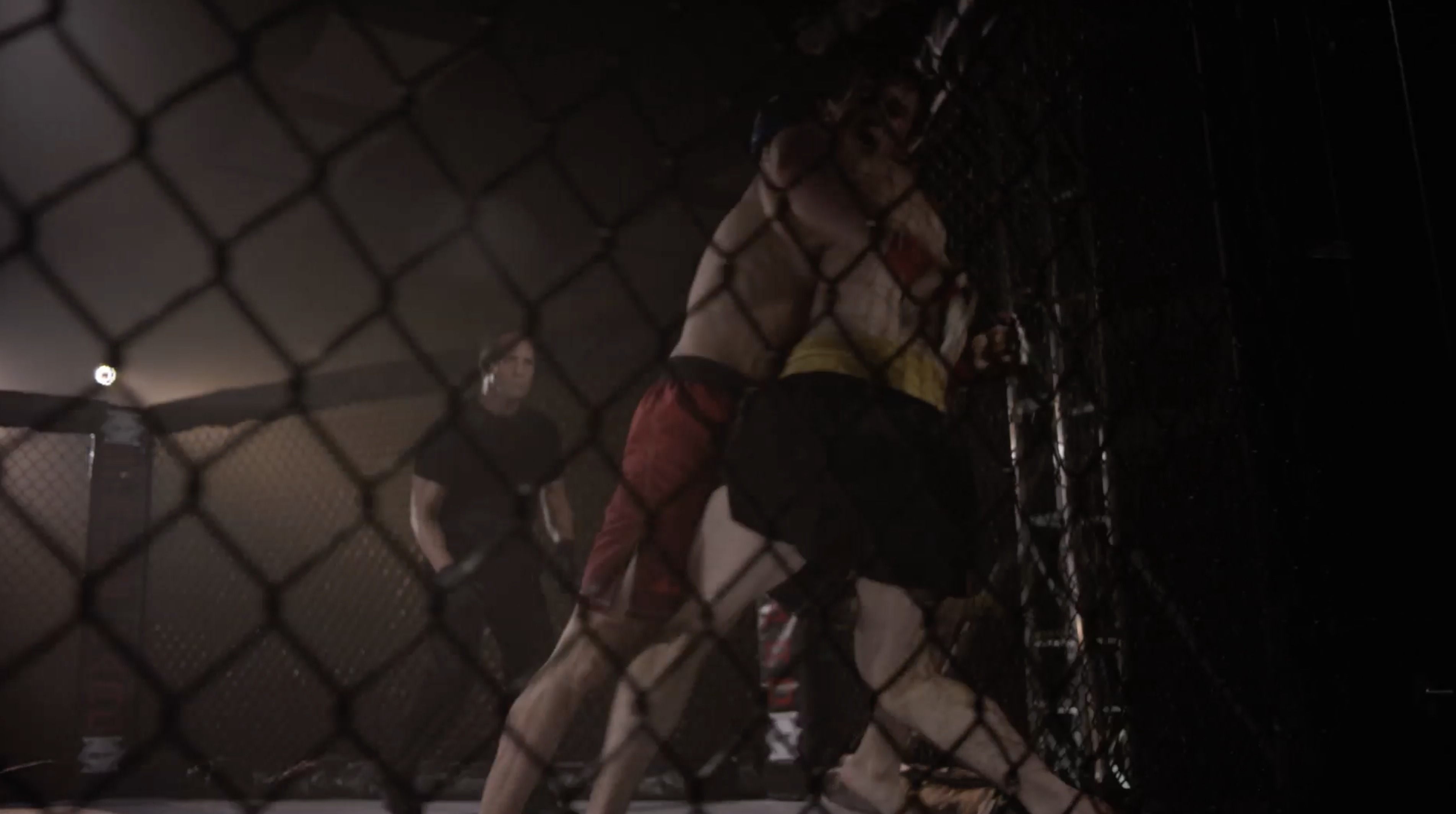 Cage fight scene from 