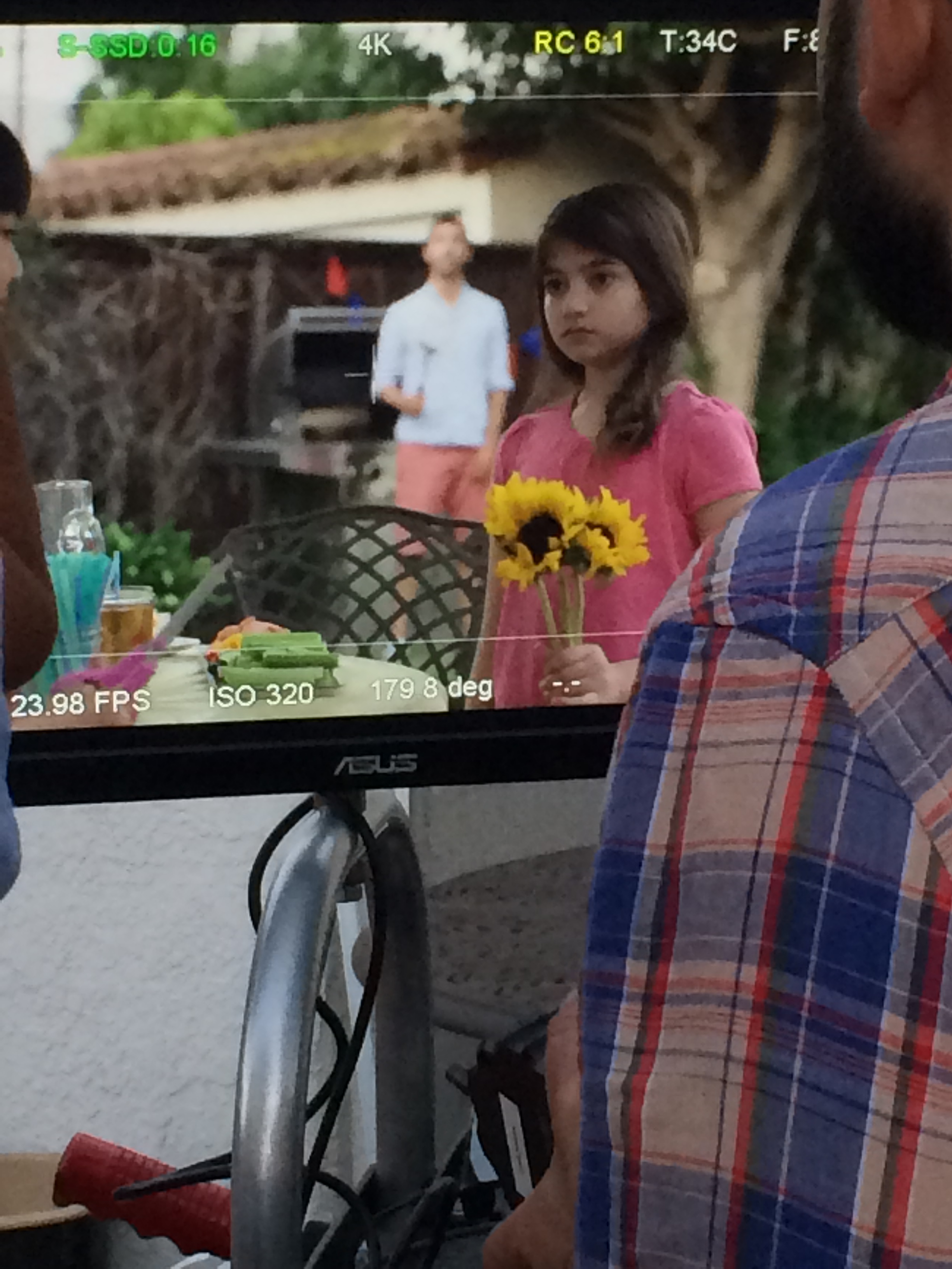 Filming Lipton Iced Tea commercial