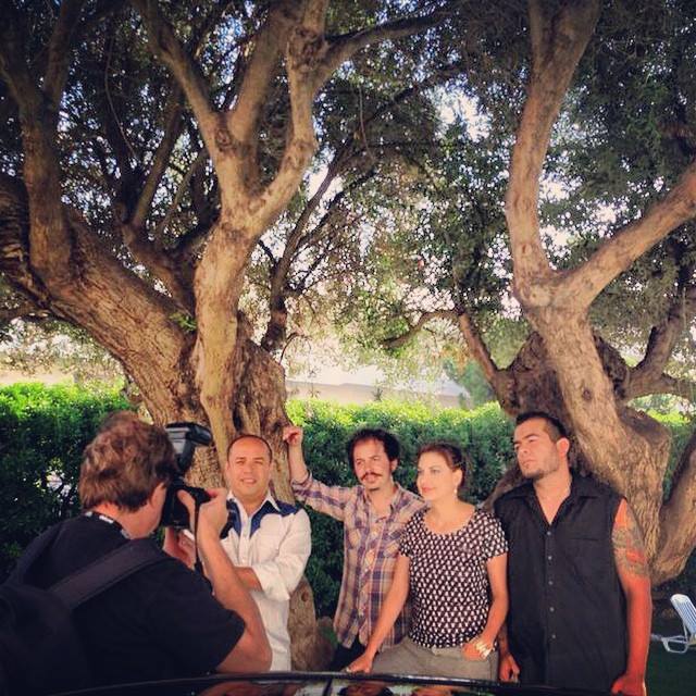 Isaac Ezban at photo shoot before the world premiere of the horror anthology MEXICO BARBARO at Sitges Fantastic Film Festival, 2014