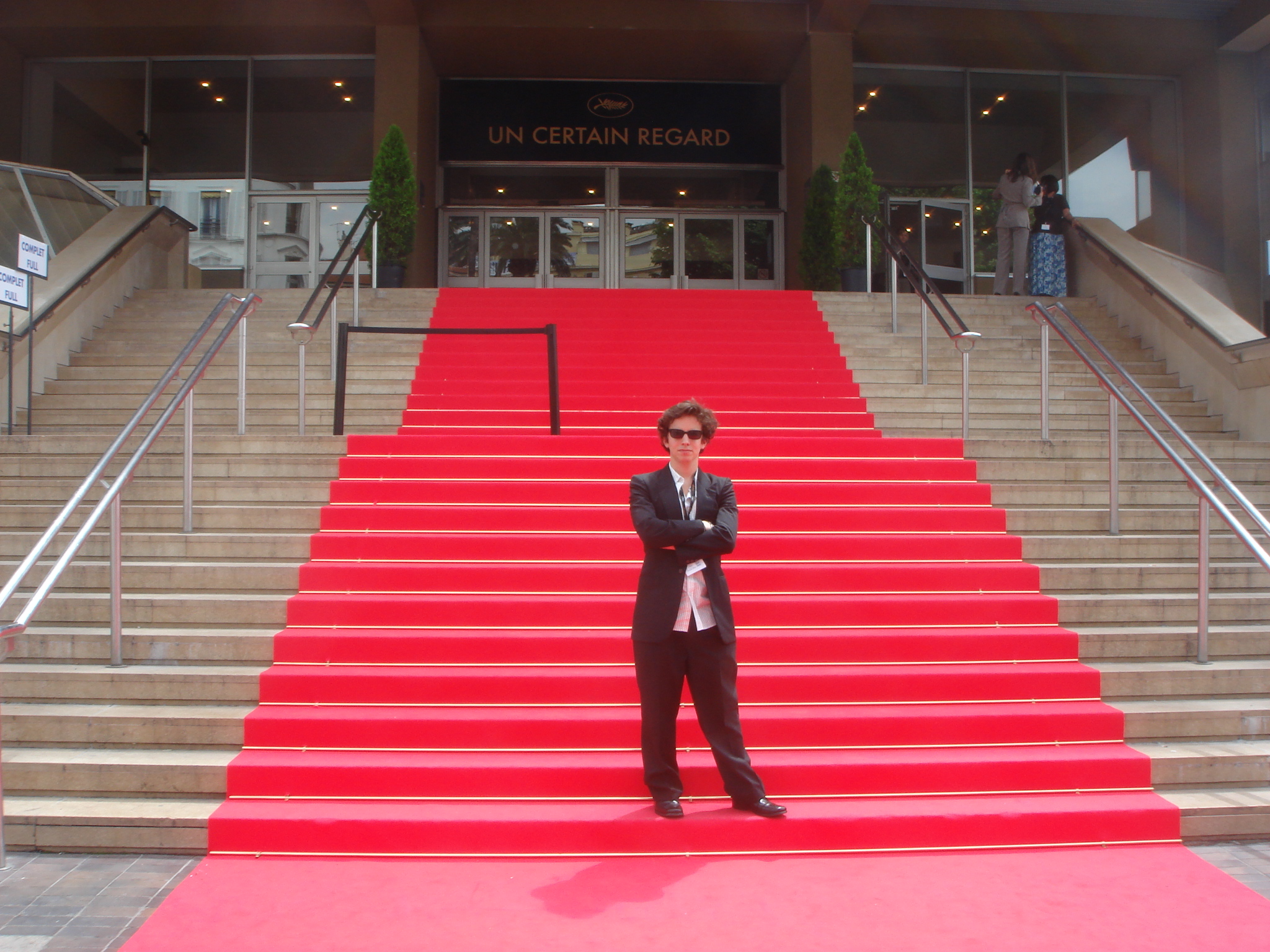 Isaac Ezban at Cannes Film Festival presenting his short film COOKIE (2008)