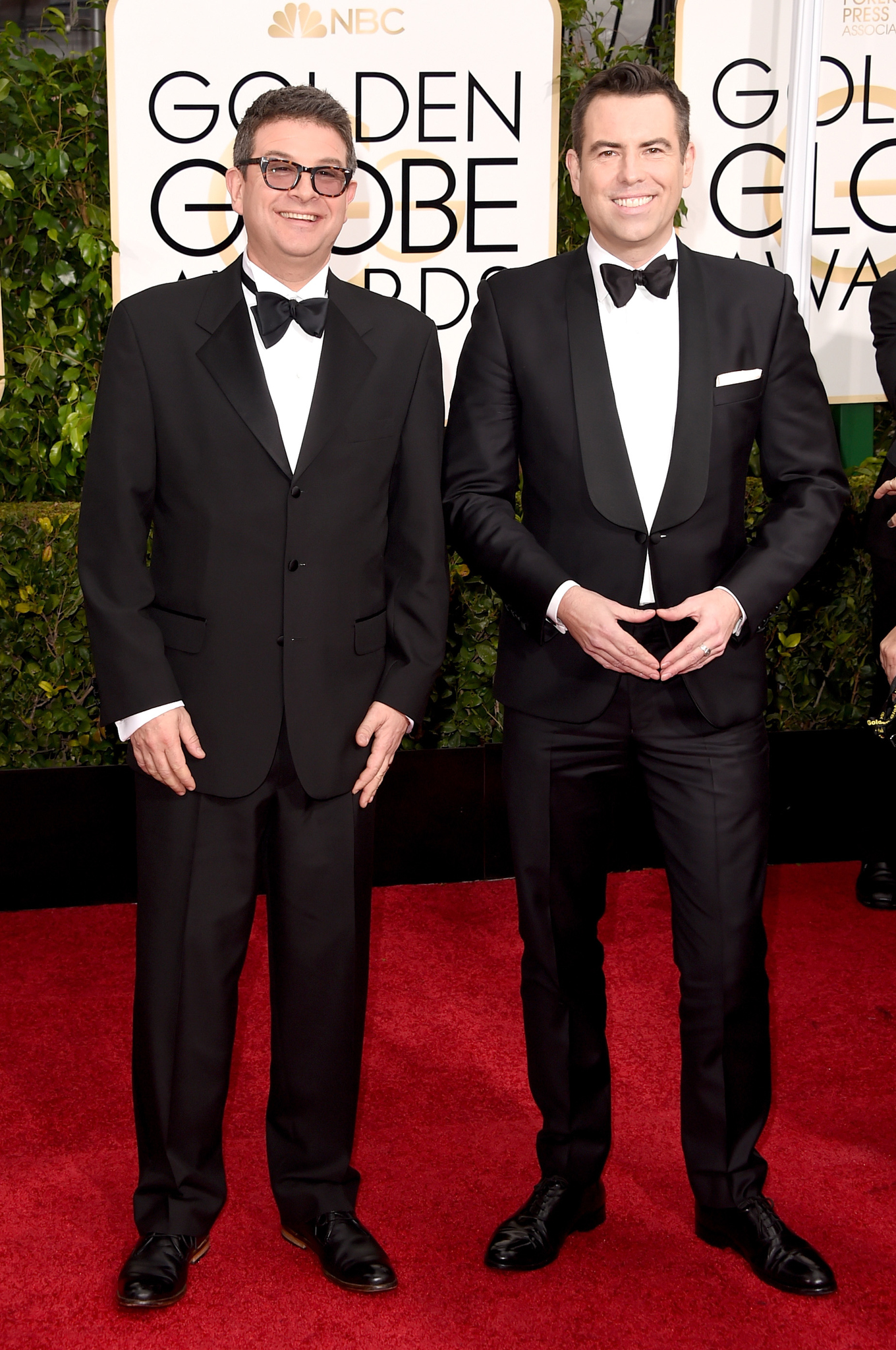 Stephen Beresford and David Livingstone at event of 72nd Golden Globe Awards (2015)