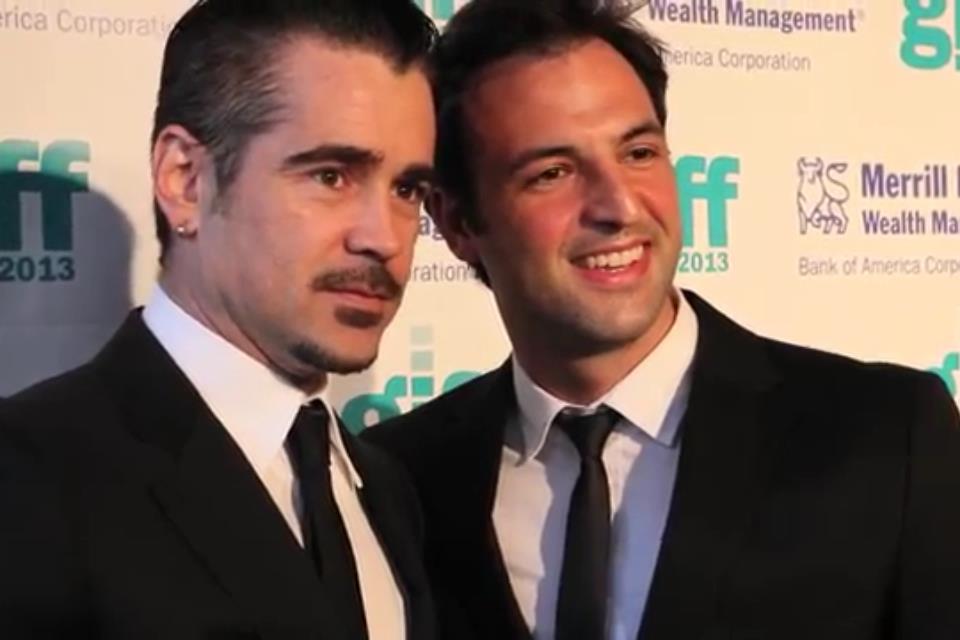 Kresh Novakovic and Colin Farrell at Gasparilla International Film Festival