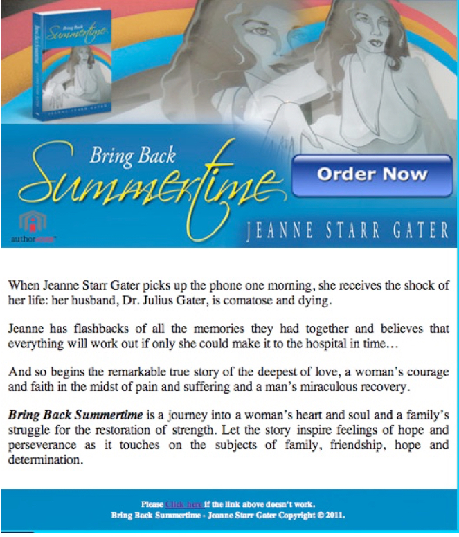 Bring Back Summertime the Book