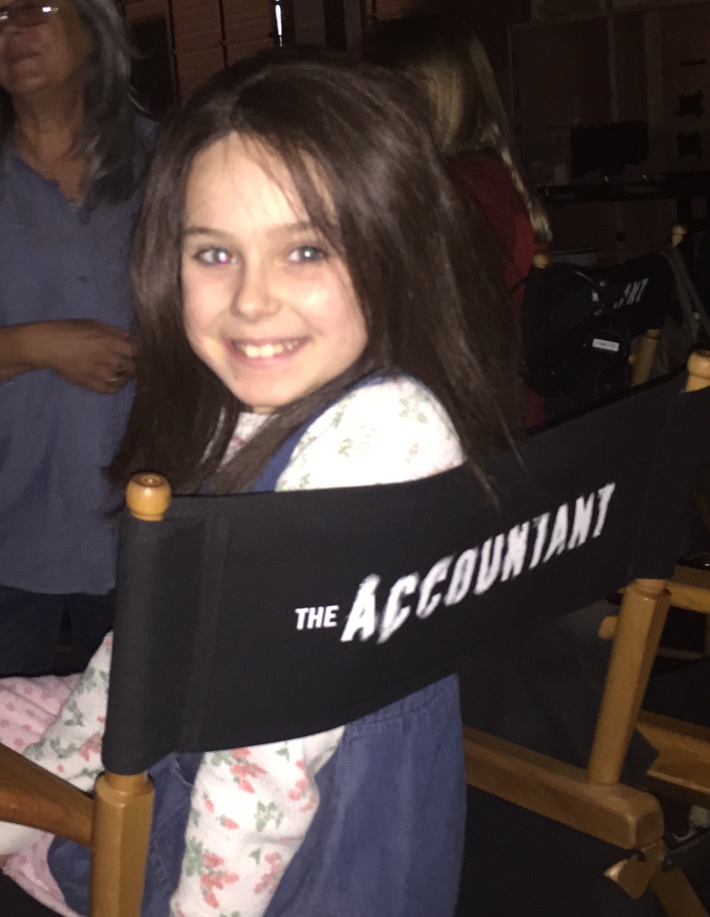 on the set of The Accountant