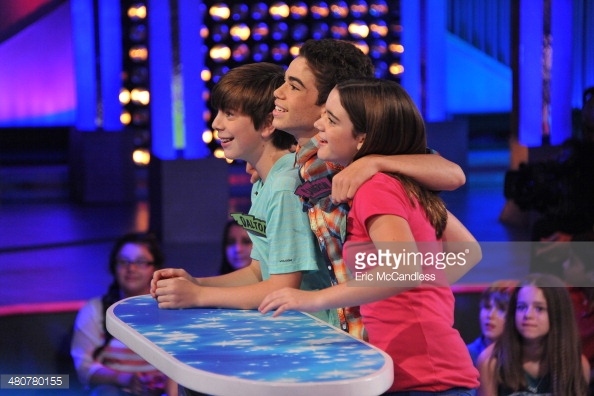 Chloe and her brother Dalton on Disney's Win Lose or Draw with Cameron Boyce and Peyton List