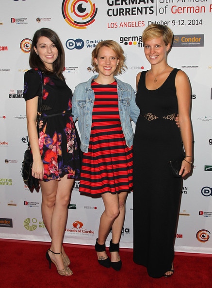 German actresses Melanie Friedrich, Nina Rausch and Jana Nawartschi attend the German Currents Film Festival at the Egyptian Theatre in Hollywood on October 9th, 2014